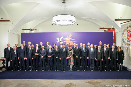 Среща на президента Анджей Дуда с посланиците на държавите-участнички в Инициативата „Три морета“